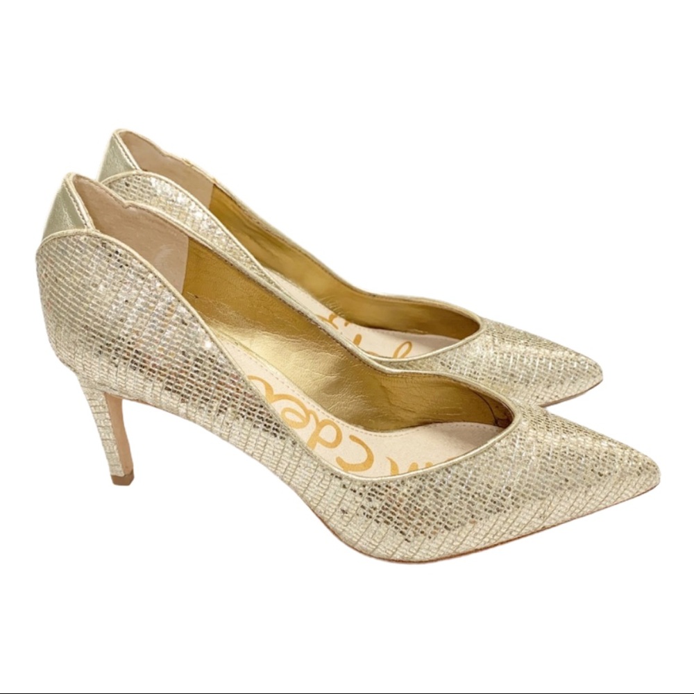 Sam Edelman Gold Pumps